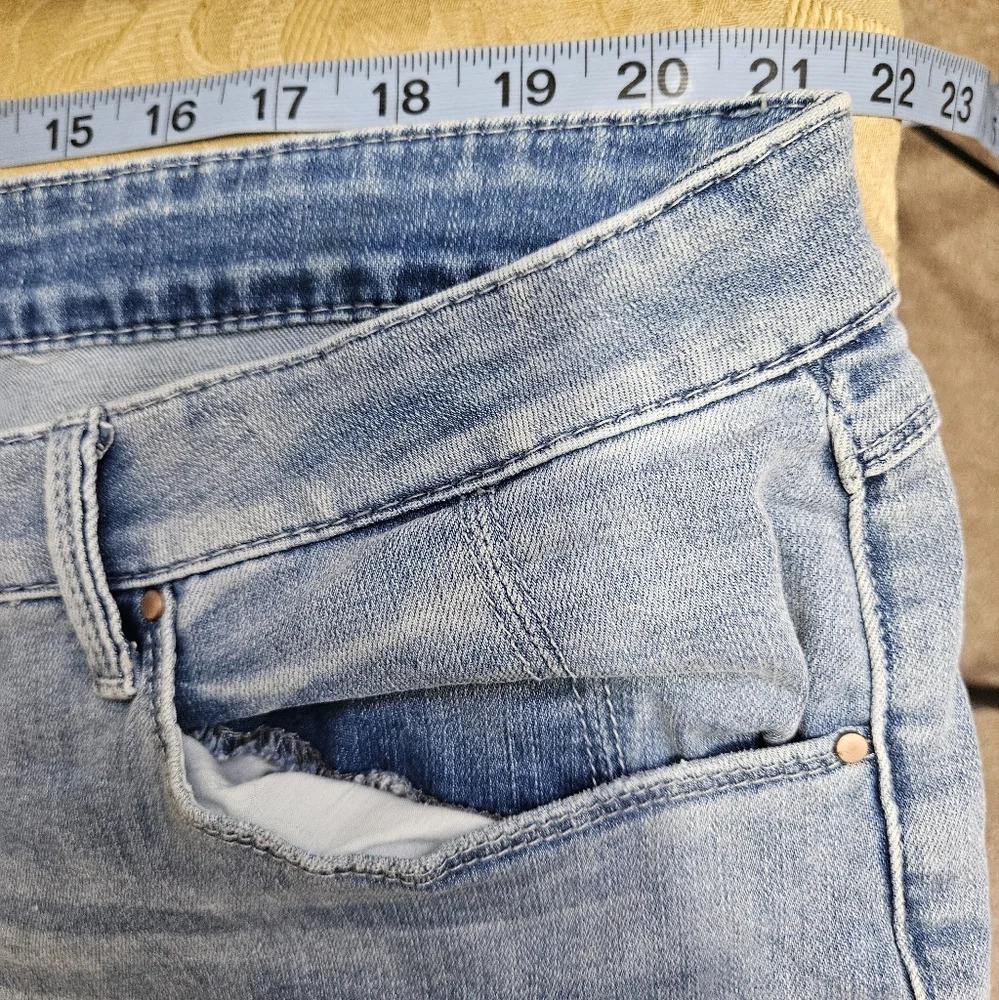 Laurie Felt Los Angeles Daisy Denim Girlfriend Jeans Plus Size 20W